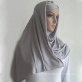 Solid islâmico islâmico hijab muçulmano longo feito de 100% viscose